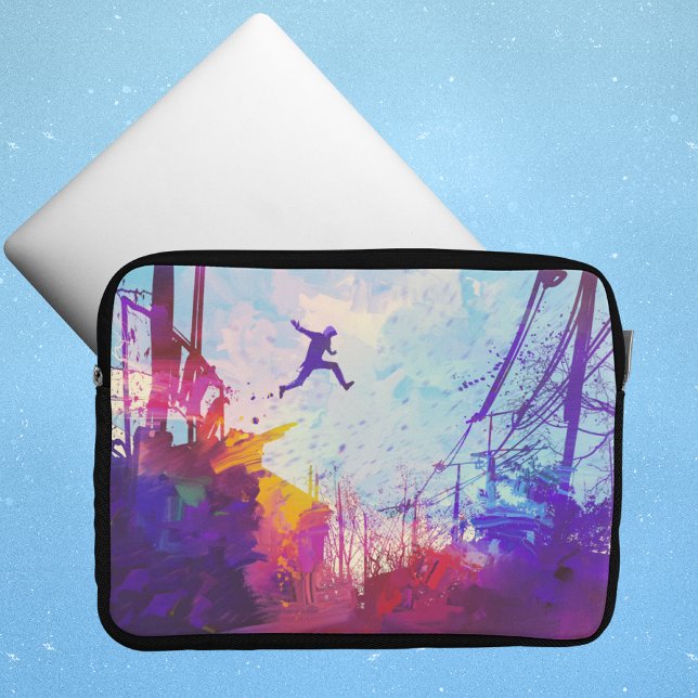 Parkour Urban Obstacle Course Laptop Computer Case (Creator Uploaded)