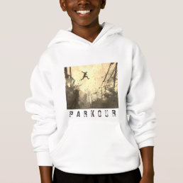 Parkour Urban Obstacle Course Modern Sepia Hoodie
