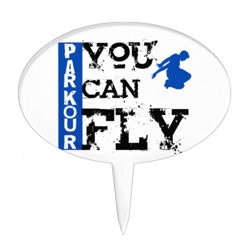 Parkour _ You Can Fly Cake Topper