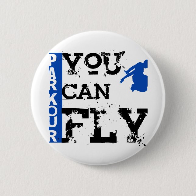 Parkour - You Can Fly Pinback Button (Front)