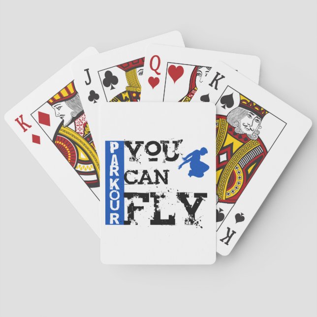 Parkour - You Can Fly Poker Cards (Back)