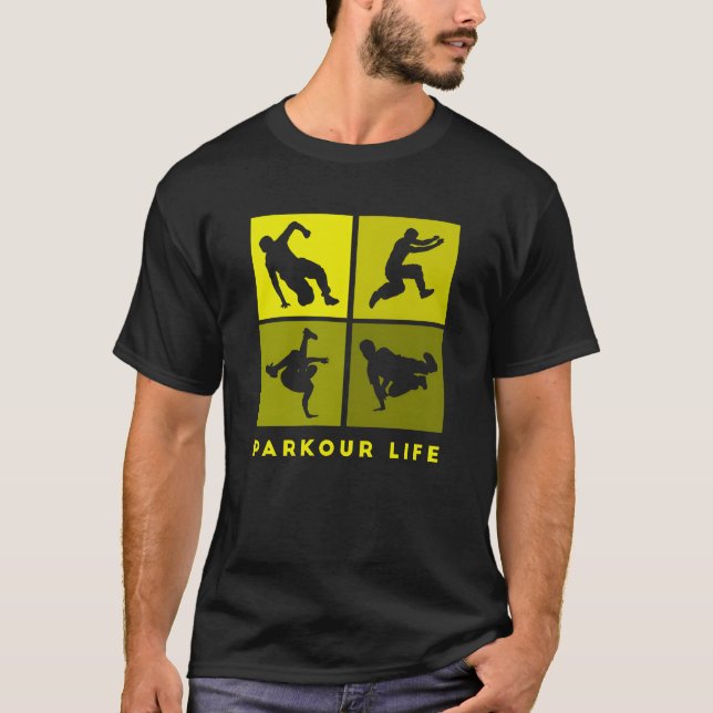 ParkourLife running climber Freerunner sports frie T-Shirt (Front)