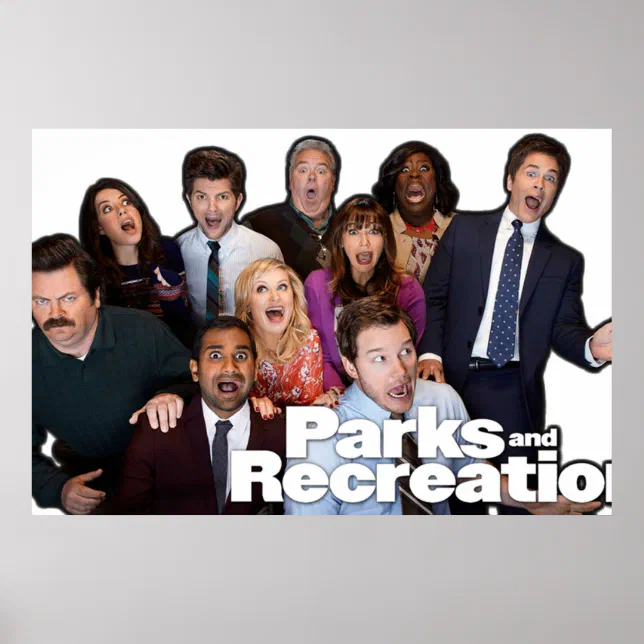Parks and Rec Group Shot Poster | Zazzle