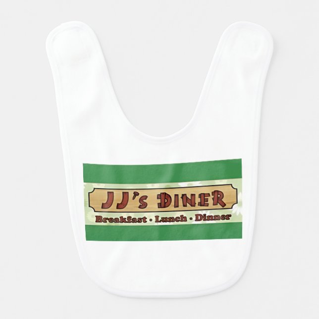 Parks and Rec | JJ's Diner Baby Bib (Front)