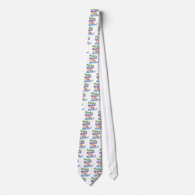 Parks Make Life Better! Official Logo Neck Tie (Front)