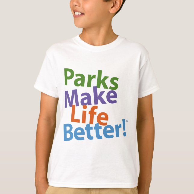 Parks Make Life Better! Official Logo T-Shirt (Front)