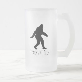 Parks N' Tech Bigfoot Frosted Glass Beer Mug
