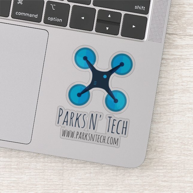 Parks N' Tech Quadcopter 2 Sticker (Detail)