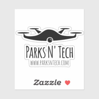 Parks N' Tech Quadcopter Sticker
