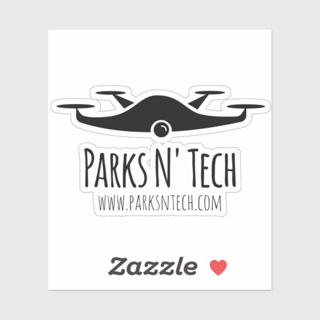 Parks N' Tech Quadcopter Sticker (Sheet)