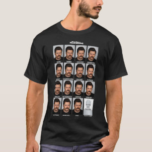 Parks & Recreation Many Faces of Ron Premium T-Shirt