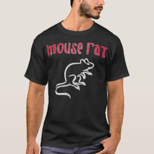 Parks & Recreation Mouse Rat Logo Distressed T-Shirt