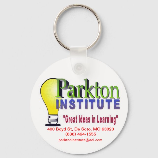 PARKTON INSTITUTE KEYCHAIN (Front)