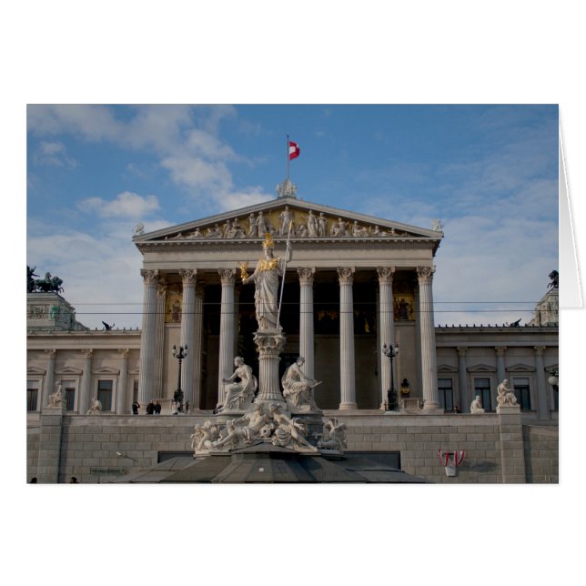 Parlament, Wien Österreich Cards (Front Horizontal)