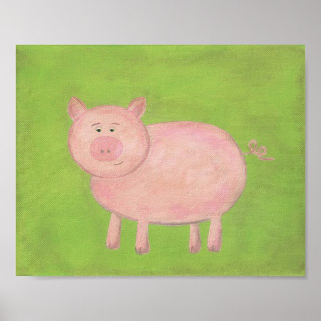 Parley Pig Nursery Art - PRINT (Front)