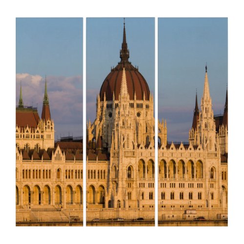 Parliament Building Hungary Triptych