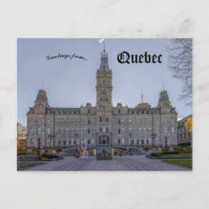 Parliament Building of Quebec in Quebec Canada Postcard