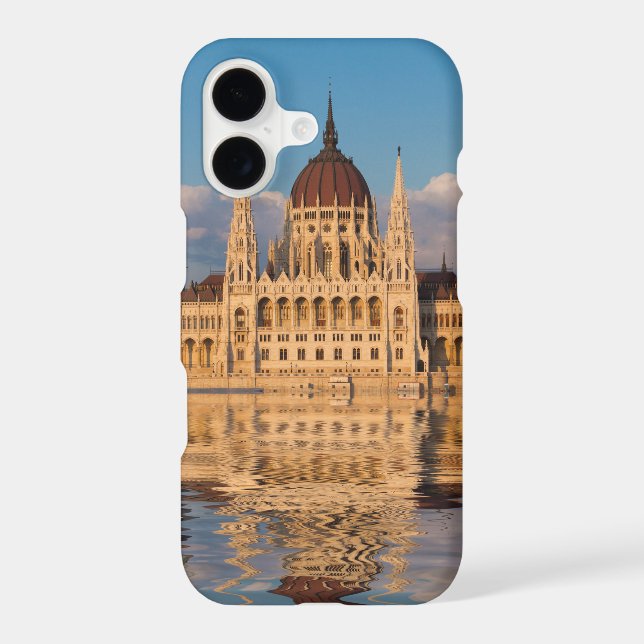 Parliament Building River Reflection Iphone Case (Back)