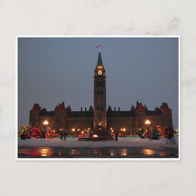 Parliament Buildings, Ottawa Postcard (Front)