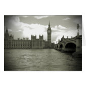 Parliament - Elizabeth Tower - Big Ben Card (Front Horizontal)
