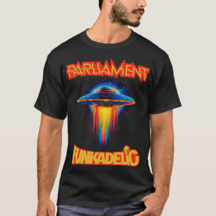 Parliament Funkadelic Retro Mothership Rock Funk T T-Shirt