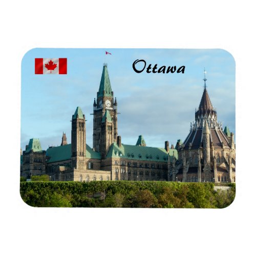Parliament Hill in Ottawa Magnet