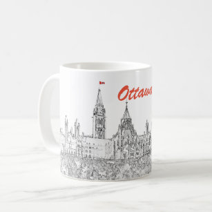 Parliament Hill in Ottawa - Ontario, Canada Coffee Mug