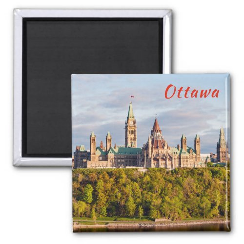 Parliament Hill in Ottawa _ Ontario Canada Magnet