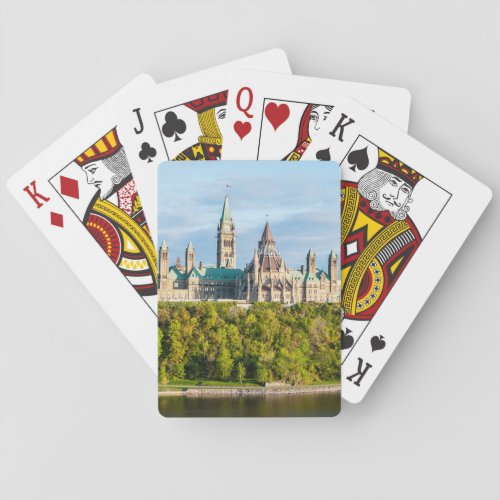 Parliament Hill in Ottawa _ Ontario Canada Playing Cards