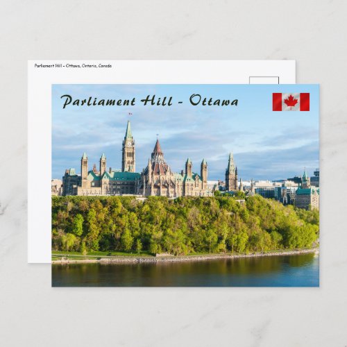 Parliament Hill in Ottawa _ Ontario Canada Postcard