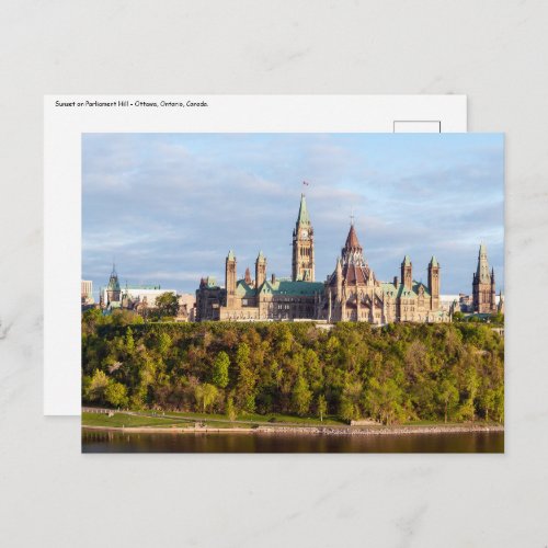 Parliament Hill in Ottawa _ Ontario Canada Postcard