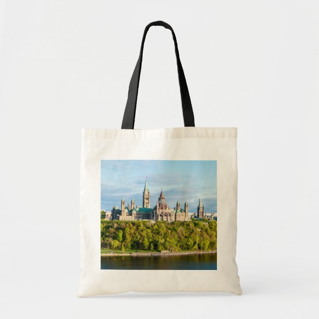 Parliament Hill in Ottawa - Ontario, Canada Tote Bag (Front)