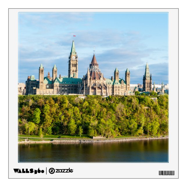 Parliament Hill in Ottawa - Ontario, Canada Wall Decal (Front)