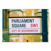Parliament Square - City of Westminster Sign (Front Horizontal)