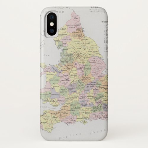 Parliamentary Representation  England  Wales iPhone X Case