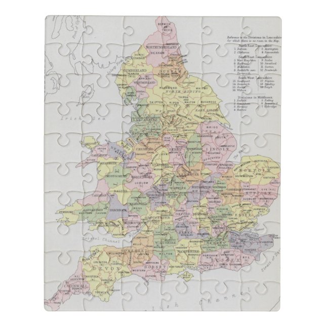 Parliamentary Representation | England & Wales Jigsaw Puzzle (Puzzle Vertical)
