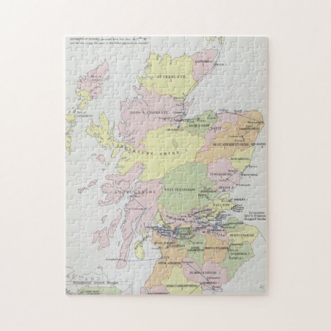 Parliamentary Representation | Scotland Jigsaw Puzzle (Vertical)