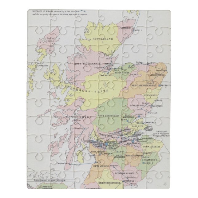 Parliamentary Representation | Scotland Jigsaw Puzzle (Puzzle Vertical)