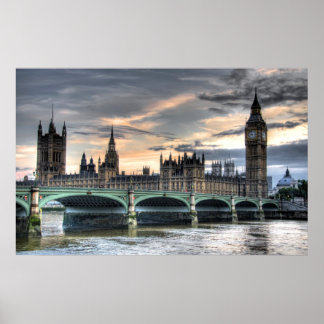Parliment Building – London, England Poster