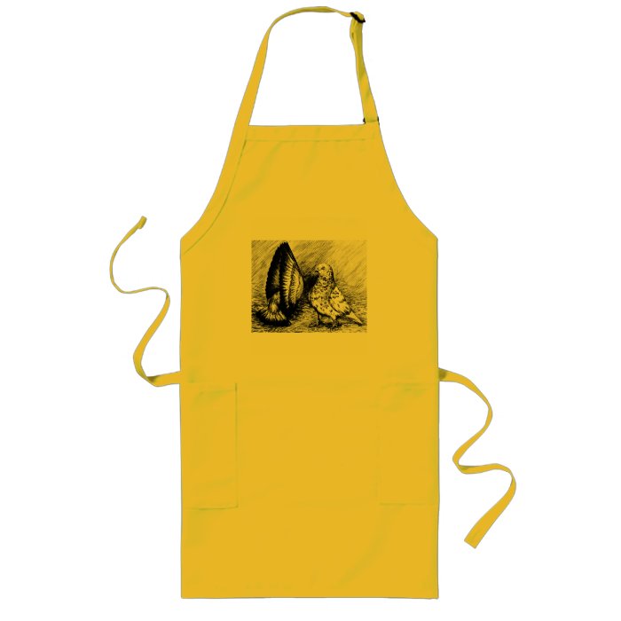 Parlor Roller Pigeons Apron