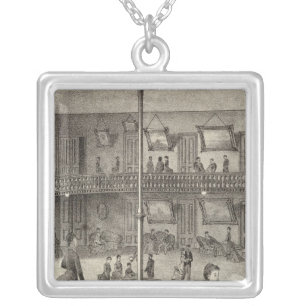 Parlors of the Arlington, Ocean Grove, NJ Silver Plated Necklace