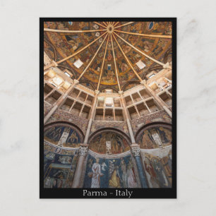 Parma Baptistery, Italy Postcard