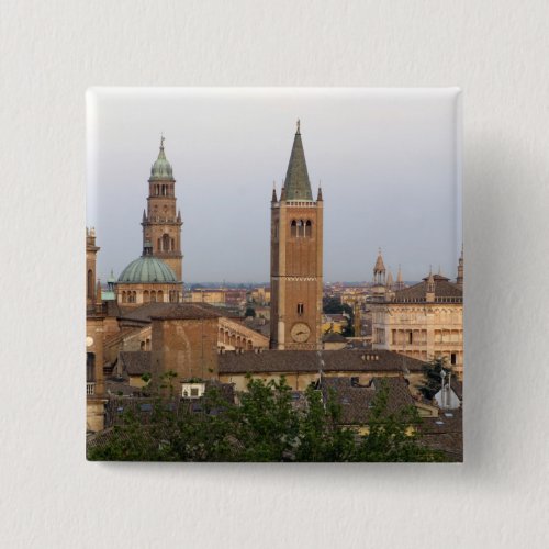 Parma city center Battistero church on the Pinback Button