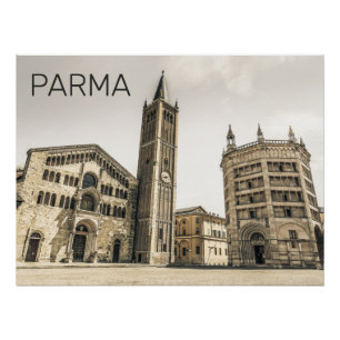 Parma Emilia Romagna Piazza Del Duomo Italy Poster