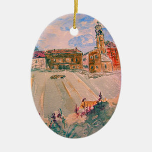 parma italy art ceramic ornament