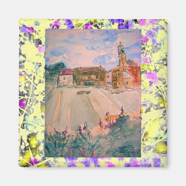 parma italy drip magnet (Front)