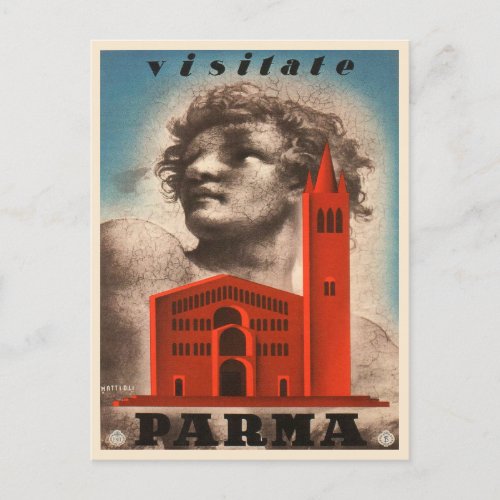 Parma Italy Vintage Travel Postcard