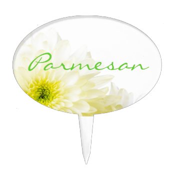 Parmesan Cheese Sign Marker | Not A Cake Topper by hungaricanprincess at Zazzle