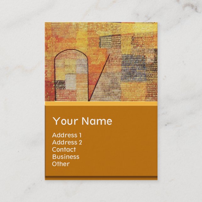 PARNASSUS / ABSTRACT BUSINESS CARD (Front)