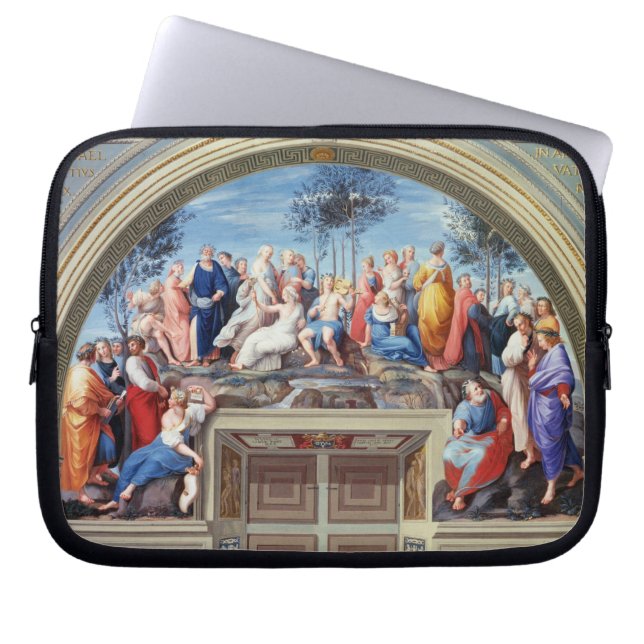 Parnassus and the Disputa, from the Stanza della S Laptop Sleeve (Front)